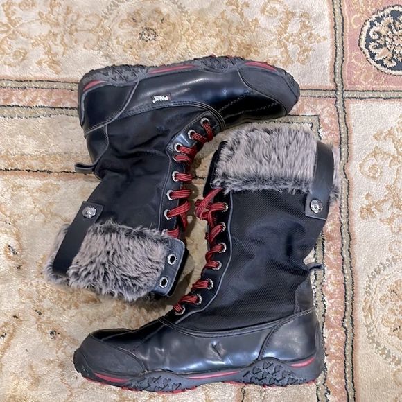 Pajar Canada Garland Warm Waterproof Women’s Sz 7-7.5/EU 38 Faux Fur Winter Boot - Picture 8 of 10